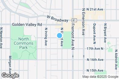 Map image of the property - 1727 Girard Ave N