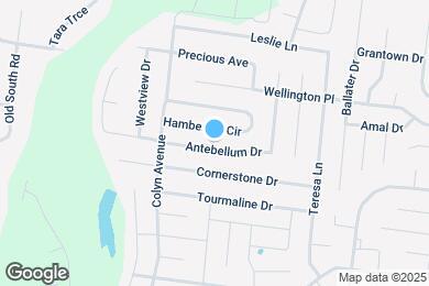 Map image of the property - 1640 Antebellum Dr