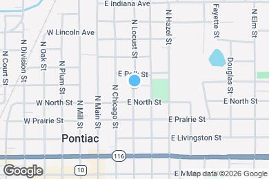 Map image of the property - 706 N Locust St