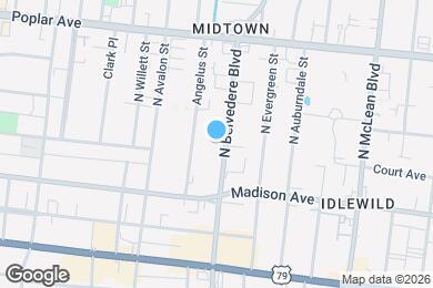 Map image of the property - 65 N Belvedere Blvd