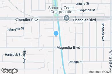Map image of the property - 5252 Coldwater Canyon Ave