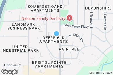 Map image of the property - Deerfield Apartments