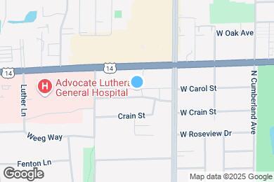Map image of the property - 1420 Carol St