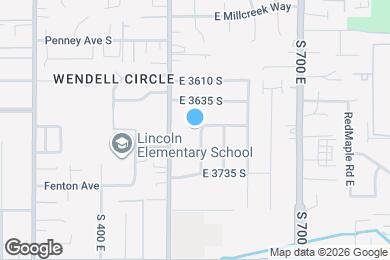 Map image of the property - 3674 S 545 E