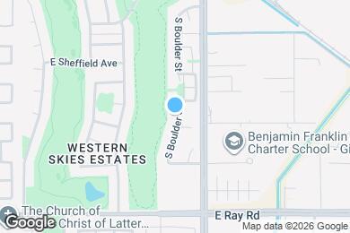 Map image of the property - 1376 S Boulder St