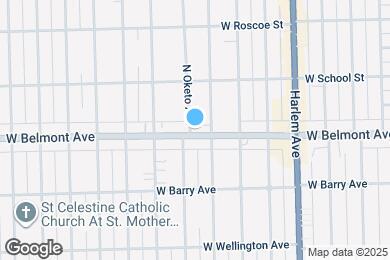 Map image of the property - 7350 W Belmont Ave