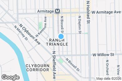 Map image of the property - 2 N Bissell St