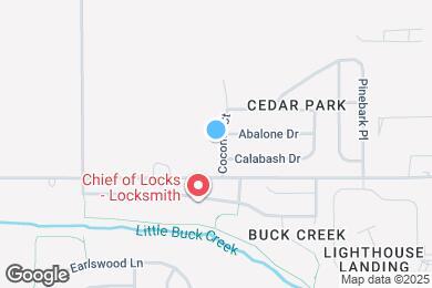 Map image of the property - 6422 Coconut Ct