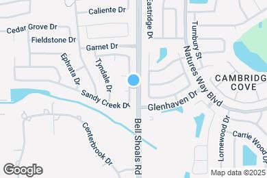 Map image of the property - 721 Sandy Creek Dr