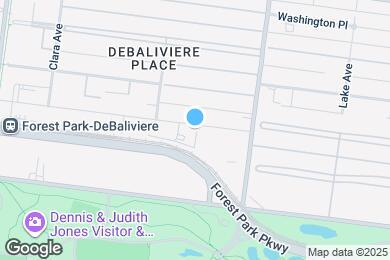 Map image of the property - 5350 Pershing Ave