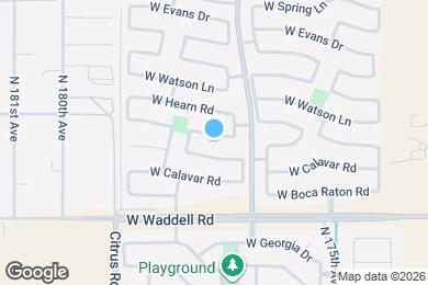 Map image of the property - 17747 W Ventura St