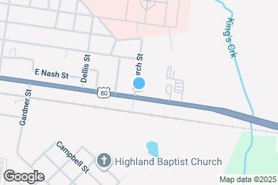 Map image of the property - 1103 E Moore Ave