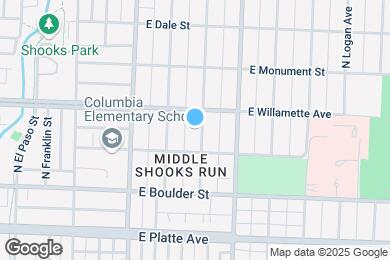Map image of the property - 520 N Cedar St