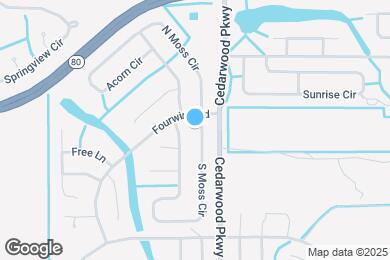 Map image of the property - 6004 S Moss Cir