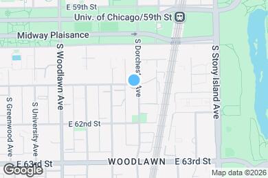 Map image of the property - 6108 S Dorchester, 2W
