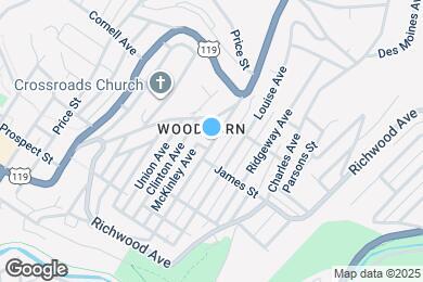 Map image of the property - 833 Monongalia Ave