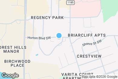 Map image of the property - 2500 Saint Christopher Cir SW