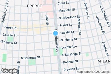 Map image of the property - 2312 Napoleon Ave