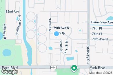 Map image of the property - 9247 78th Ave N