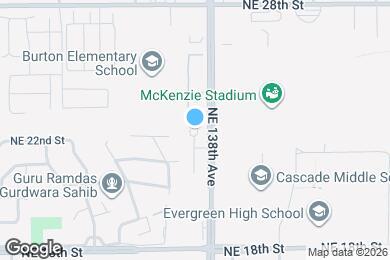 Map image of the property - 2222 NE 137th Ct