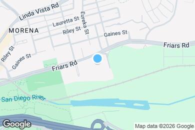 Map image of the property - 5805 Friars Rd