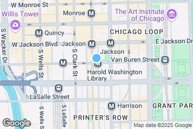 Map image of the property - 235 W Van Buren St