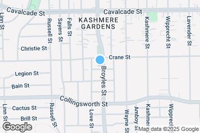 Map image of the property - 3903 Broyles St