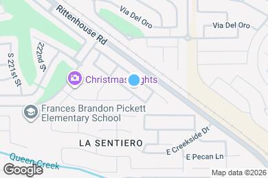 Map image of the property - 22354 E Via Del Rancho Rd