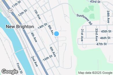 Map image of the property - 1460 Penn Ave