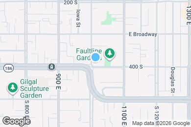 Map image of the property - 379 S 1000 E