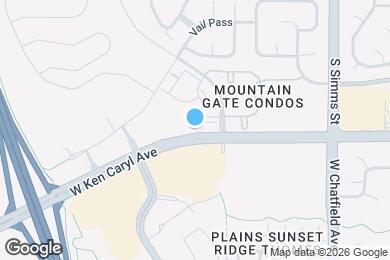 Map image of the property - 7489 S Alkire St