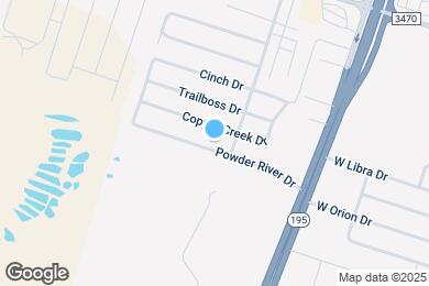 Map image of the property - 1301 Powder River Dr