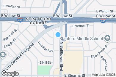 Map image of the property - 2381 N Bellflower Blvd