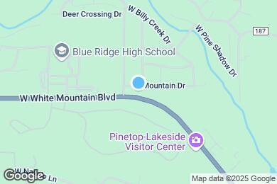 Map image of the property - 596 W White Mountain Blvd