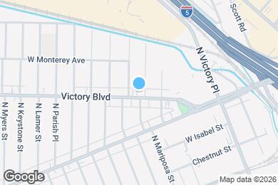Map image of the property - 1401 W Victory Blvd