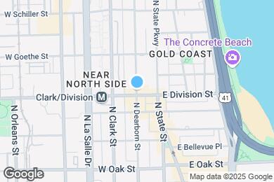 Map image of the property - 1205 N Dearborn St