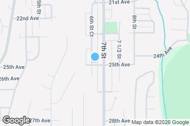 Map image of the property - 625 25th Ave
