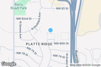 Map image of the property - The Oaks at Prairie View