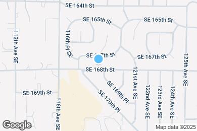 Map image of the property - 11736 SE 168th St
