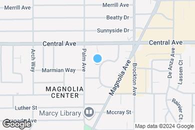 Map image of the property - School Circle Apartments - Riverside, CA