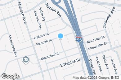 Map image of the property - 1005 Neptune Dr