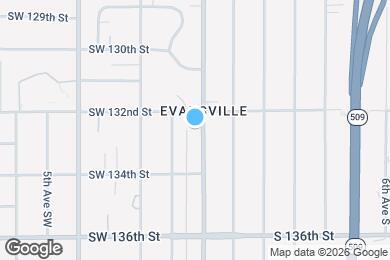 Map image of the property - 13217 1st Ave S