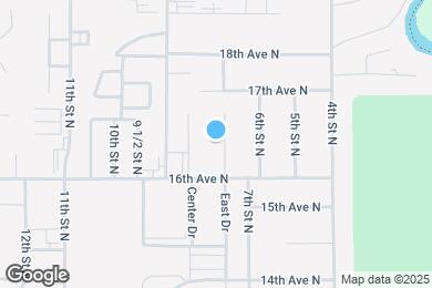 Map image of the property - 1621 7th St N