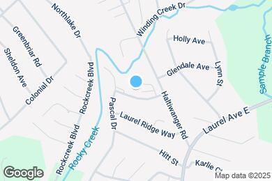 Map image of the property - 206 Rock Knoll Dr