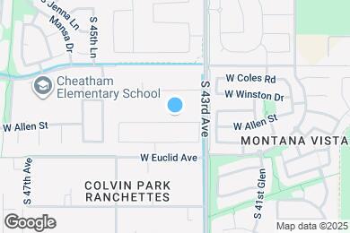 Map image of the property - 4354 W Allen St
