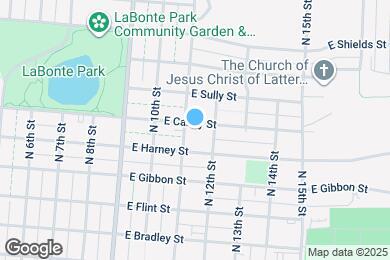 Map image of the property - 1106 Canby St