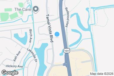 Map image of the property - Newly Renovated Corte Madera Two Bedroom with Pool, Elevator, AC