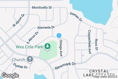 Map image of the property - 1592 Ortega Ave