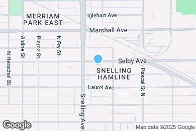 Map image of the property - 1550 Selby Ave