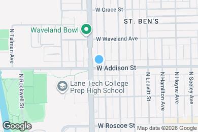 Map image of the property - 2336 W Addison St